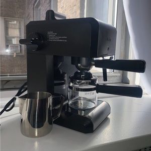 Coffee and Espresso Maker Machine with Milk Frother